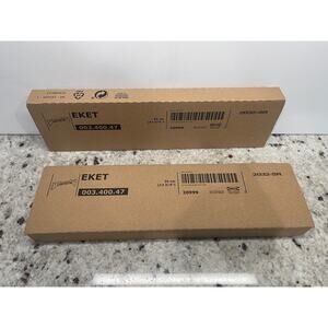 IKEA Eket Suspension Rail Wall Mounting for Cabinet 13 3/4" 003.400.47 (2pc) NEW